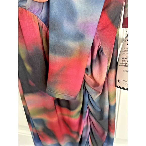 Vince Camuto Women's Colorful Chic Printed Long-Sleeve Bodycon Dress Multi 8 - Picture 8 of 12